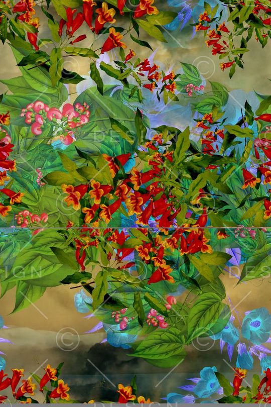 抽象印花华亿平台图片