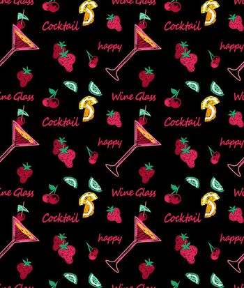 549468-手绘鸡尾酒英文