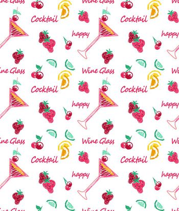 549469-手绘鸡尾酒英文