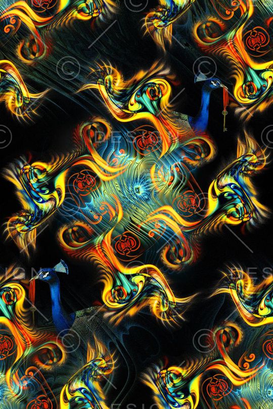 抽象印花华亿平台图片