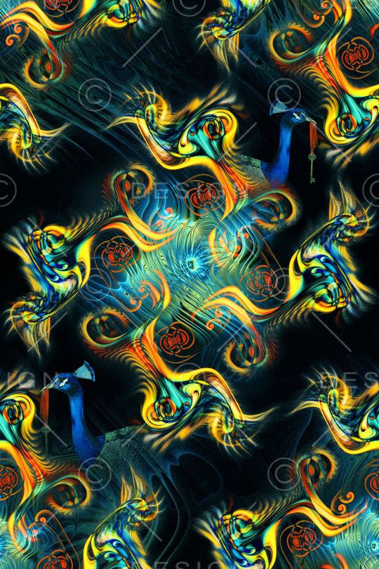 抽象印花华亿平台图片