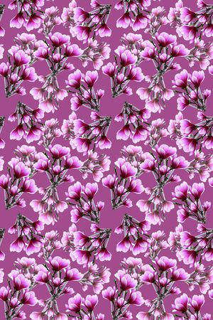 花卉奔放印花华亿平台图片