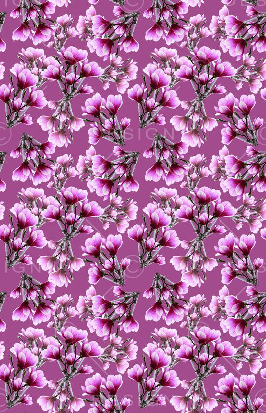 花卉奔放印花华亿平台图片