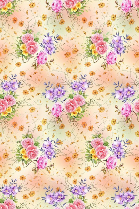 花朵印花华亿平台图片