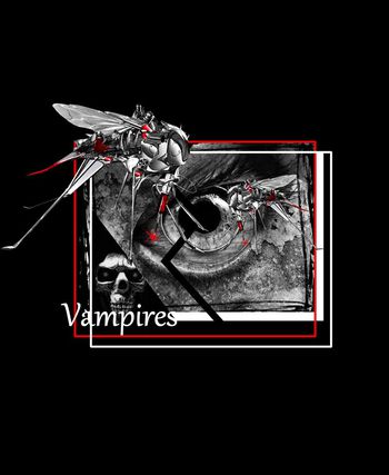 549563-时尚前卫机械蚊子艺术眼睛图案