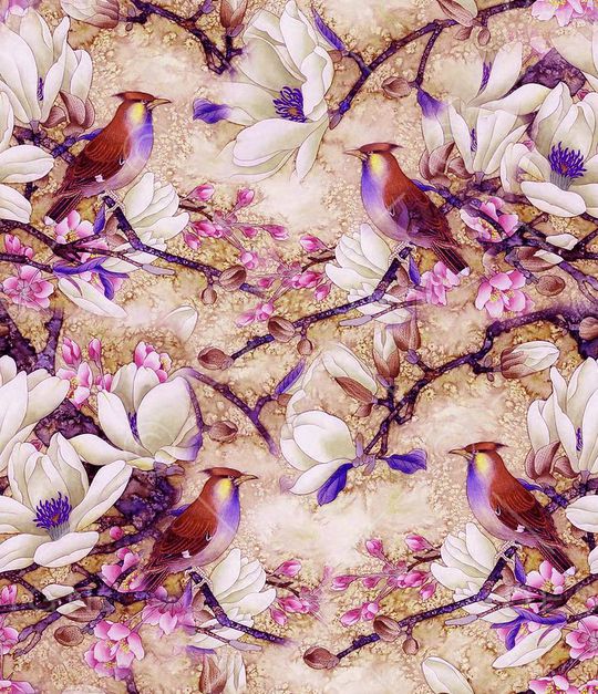 中国风印花华亿平台图片