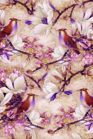 中国风印花华亿平台图片