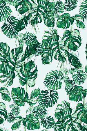 热带丛林印花华亿平台图片