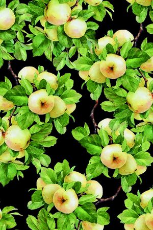 手绘桃子印花华亿平台图片