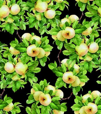 手绘桃子印花华亿平台图片