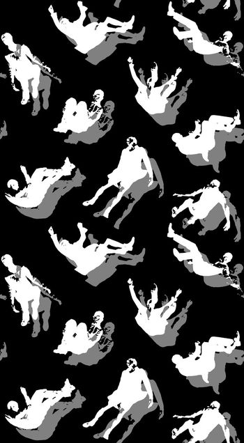 549653-时尚人物剪影男装图案