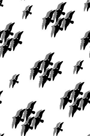 抽象男装图案印花华亿平台图片