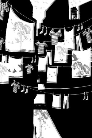 抽象男装图案印花华亿平台图片