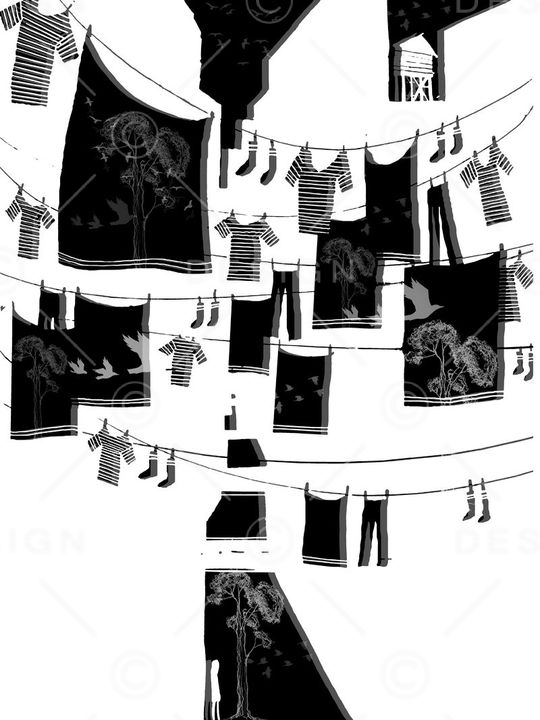 抽象男装图案印花华亿平台图片