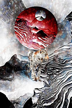 复古印花华亿平台图片