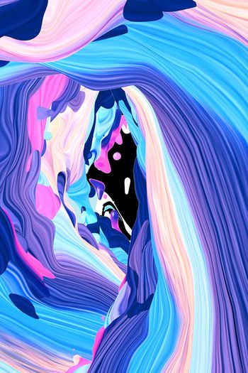 抽象印花华亿平台图片