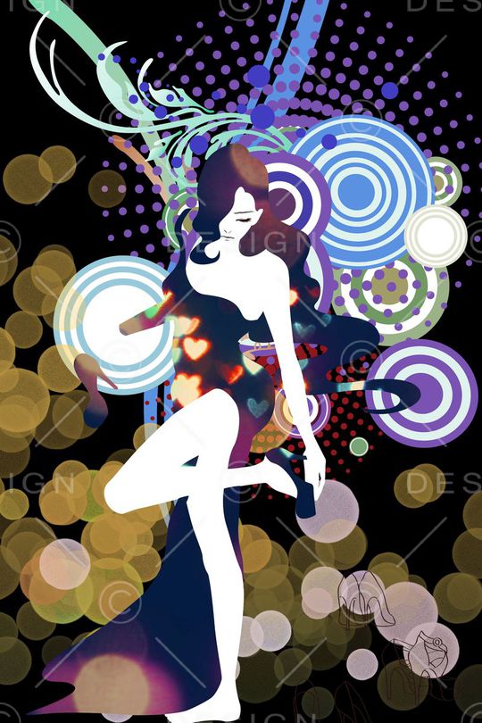 美女印花华亿平台图片