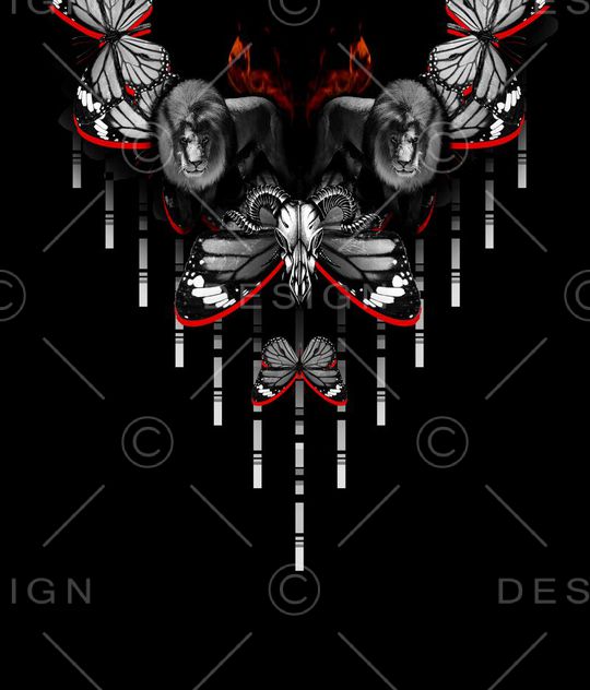 时尚潮流印花华亿平台图片