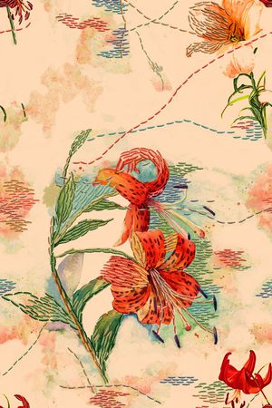 写意印花华亿平台图片