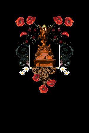 t恤华亿平台印花华亿平台图片