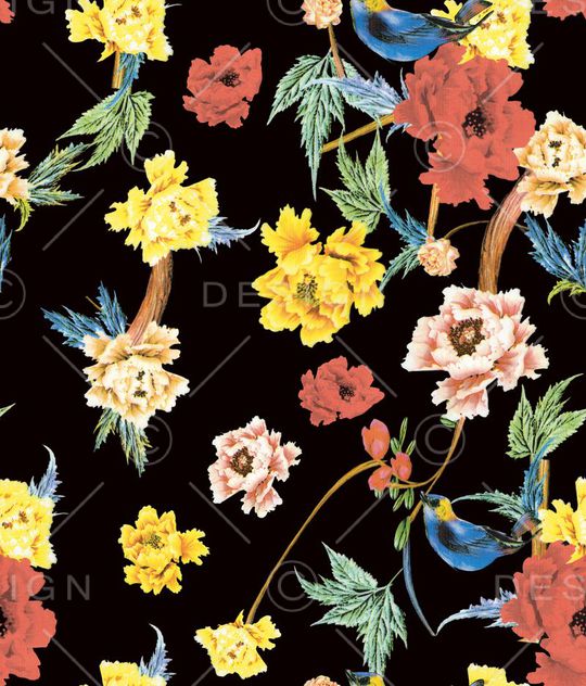 欧美流行时尚印花华亿平台图片