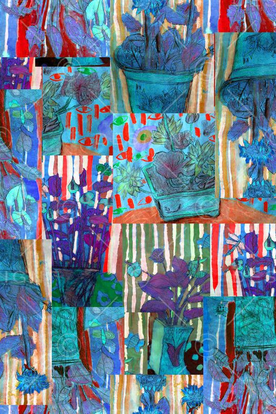 涂鸦 草图印花华亿平台图片