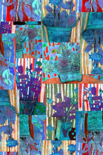 549975-涂鸦 草图 静物 植物 花卉 儿童