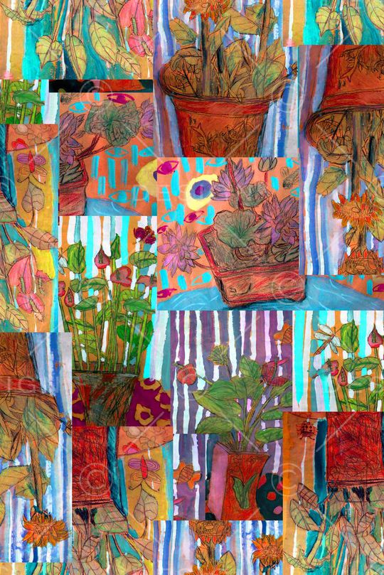 涂鸦 草图印花华亿平台图片