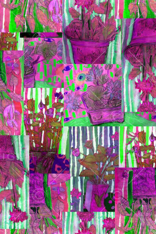 涂鸦 草图印花华亿平台图片