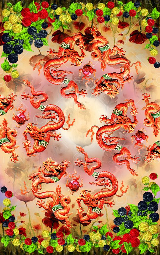 欧式印花华亿平台图片