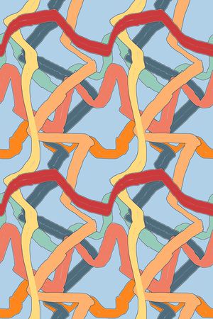 抽象印花华亿平台图片