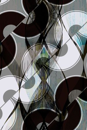 半圆迷彩印花华亿平台图片