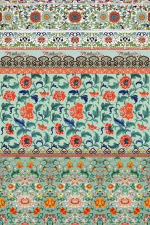 中国风印花华亿平台图片