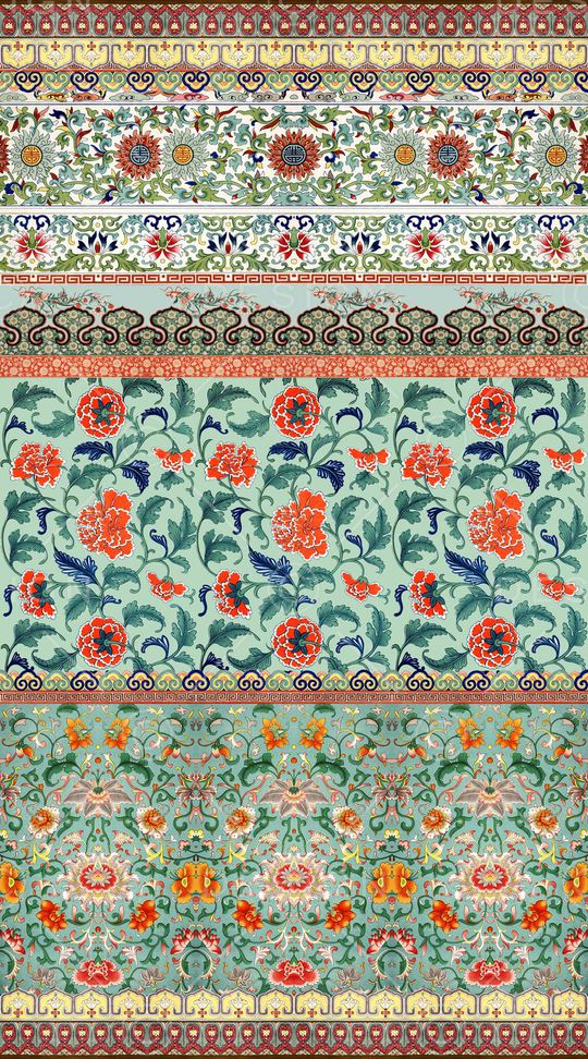 中国风印花华亿平台图片