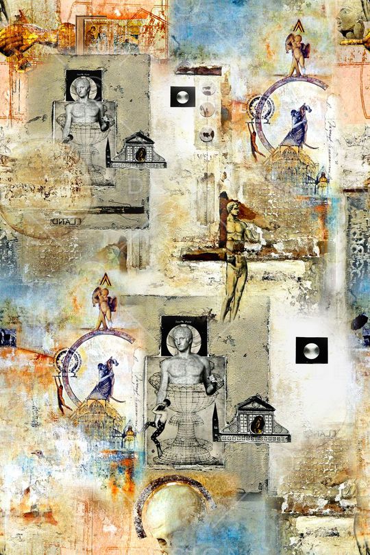 抽象印花华亿平台图片