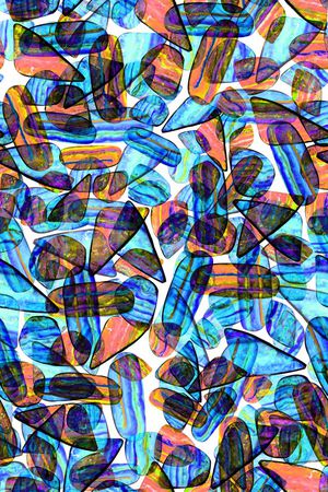 抽象印花华亿平台图片