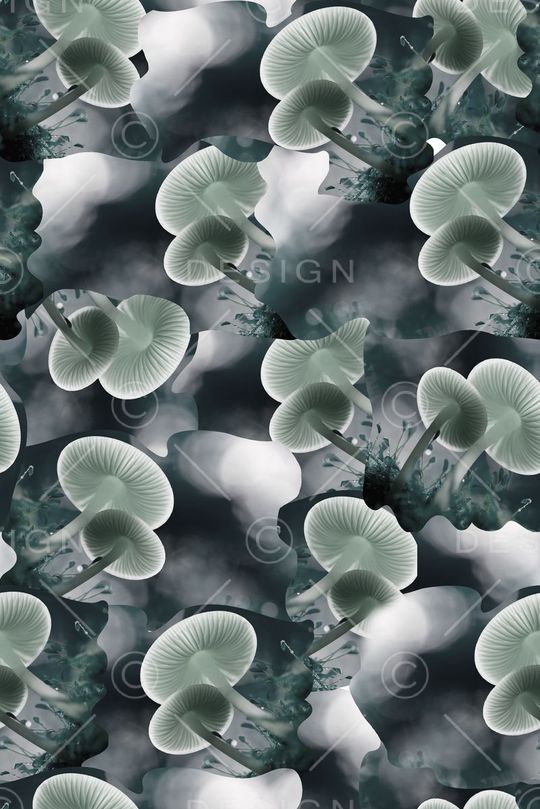 抽象男装图案印花华亿平台图片