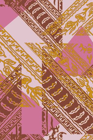 抽象底纹印花华亿平台图片