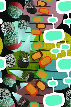 趣味图案印花华亿平台图片