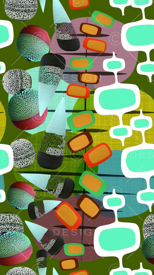 趣味图案印花华亿平台图片