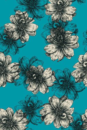 黑白花印花华亿平台图片