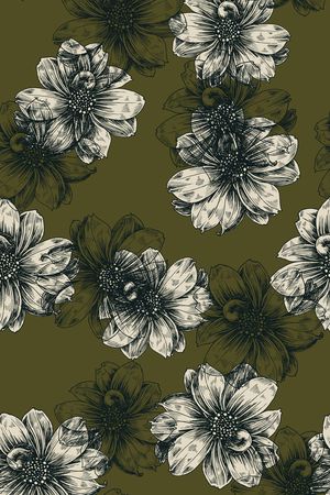 黑白花印花华亿平台图片