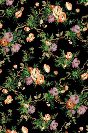 花朵印花华亿平台图片