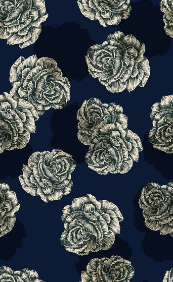 550355-欧美流行时尚秋冬款黑线条花系列02