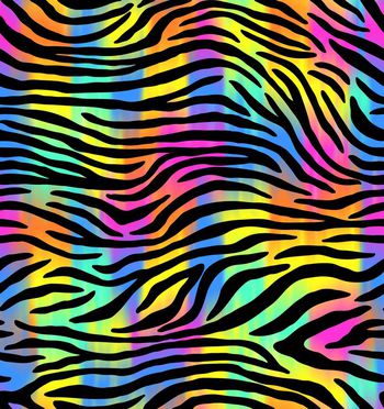 550358-彩色動物紋 彩色斑馬紋