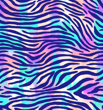 550359-彩色動物紋 彩色斑馬紋