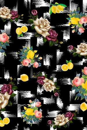 复古印花华亿平台图片