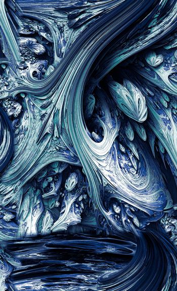 550610-复古 抽象肌理纹 波浪形 服装家纺