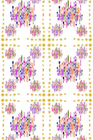 趣味图案印花华亿平台图片