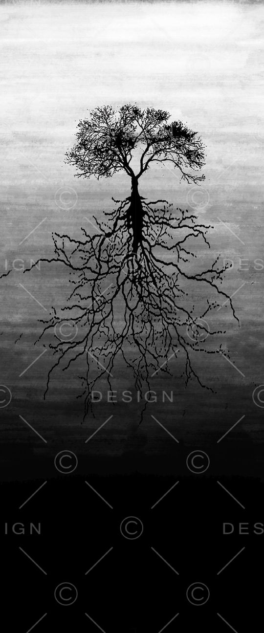 树树根印花华亿平台图片